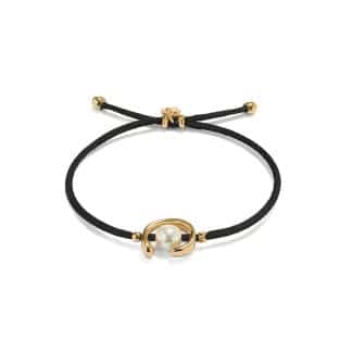 Bracelet-pour-Femme-Ser-Diferente-Doré-et-Noir-Uno-de-50-Bijoux-L'Inédit