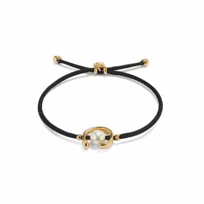 Bracelet-pour-Femme-Ser-Diferente-Doré-et-Noir-Uno-de-50-Bijoux-L'Inédit