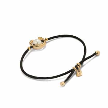 Bracelet-pour-Femme-Ser-Diferente-Doré-et-Noir-Uno-de-50-Bijoux-L'Inédit