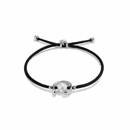 Bracelet-pour-Femme-Ser-Differente-Argent-et-Noir-Uno-de-50-Bijoux-L'Inédit