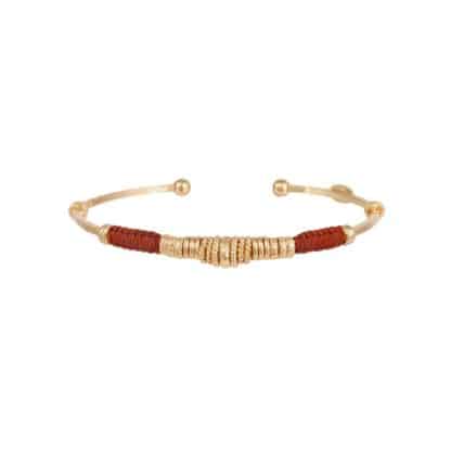 Bracelet-pour-Femme-Zizanie-Rouge-Gas-Bijoux-Bijoux-L'Inédit