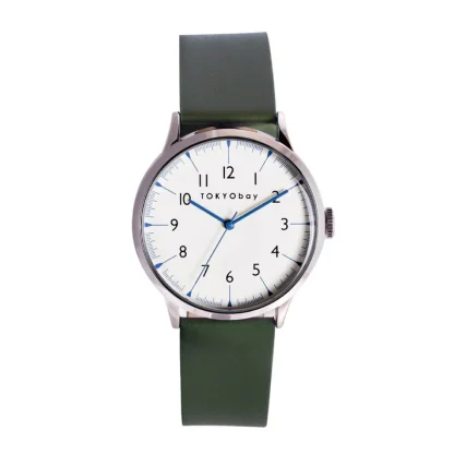 Montre-pour-Homme-Scala-Verte-Tokyo-Bay-Bijoux-L'Inédit