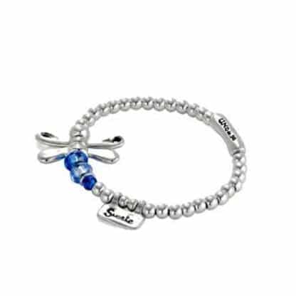 Bracelet-pour-Femme-Libellule-Bleu-Uno-de-50-Bijoux-LInedit