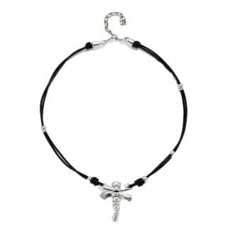 Collier-pour-Femme-Libellule-sur-Cuir-Uno-de-50-Bijoux-L'Inédit