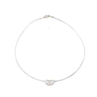 Collier-pour-Femme-Haricot-sur-Cable-Argent-Sterling-Bijoux-L'inédit