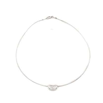 Collier-pour-Femme-Haricot-sur-Cable-Argent-Sterling-Bijoux-L'inédit